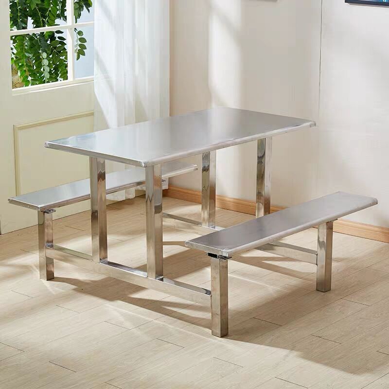 【石家庄不锈钢4人餐桌,定做不锈钢餐桌椅,食堂不锈钢餐桌】价格_厂家