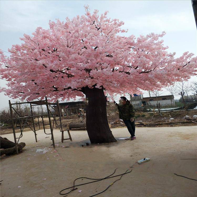 仿真樱花树仿真桃花树水泥塑树大门仿真桃花树假树