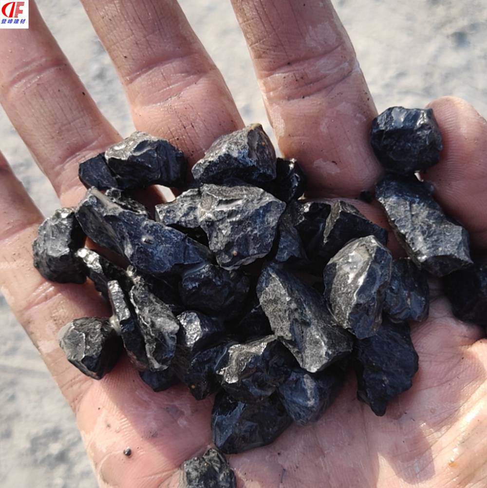 黑色洗米石白色灰色枯山水庭院地面散置用砾石石子