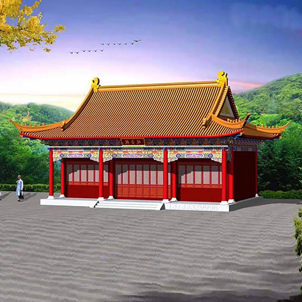 锦州 品质保证戏楼平面图 ***土地庙宇 古代楼阁 使用寿命长