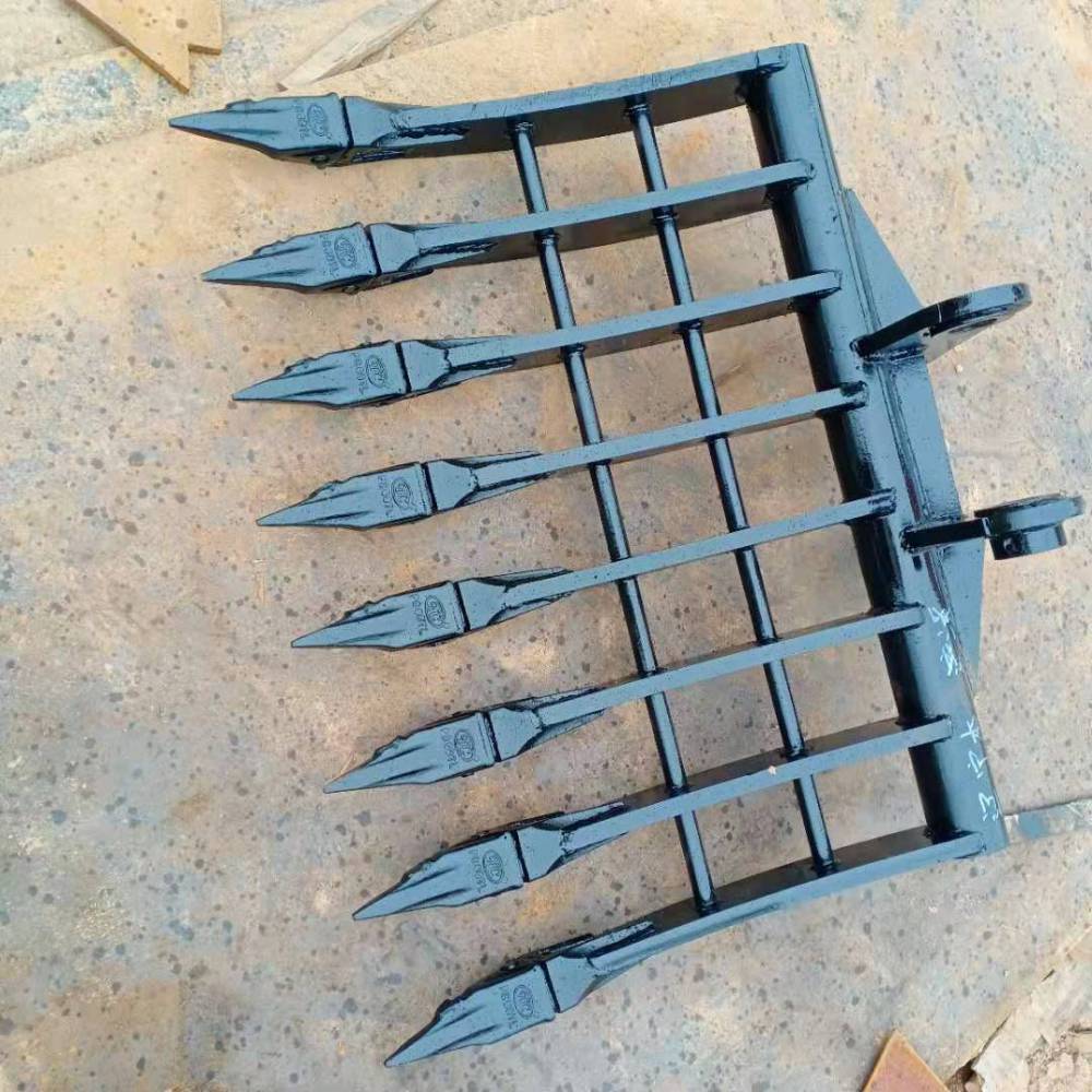 挖机耙子松土加厚加固使用期长耙草松土翻地耕前灭茬全国发货