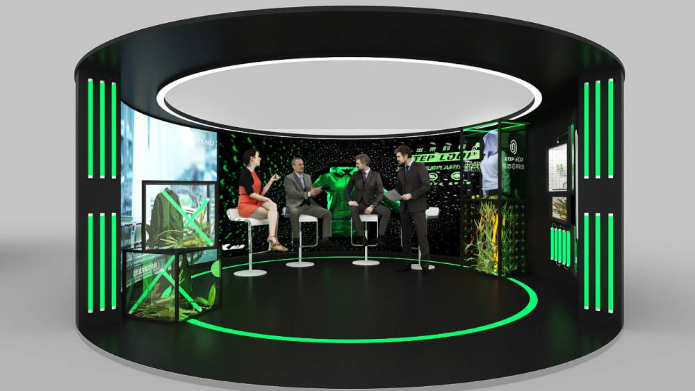 深圳直播室设计深圳直播室装修深圳直播间直播基地装饰设计公司