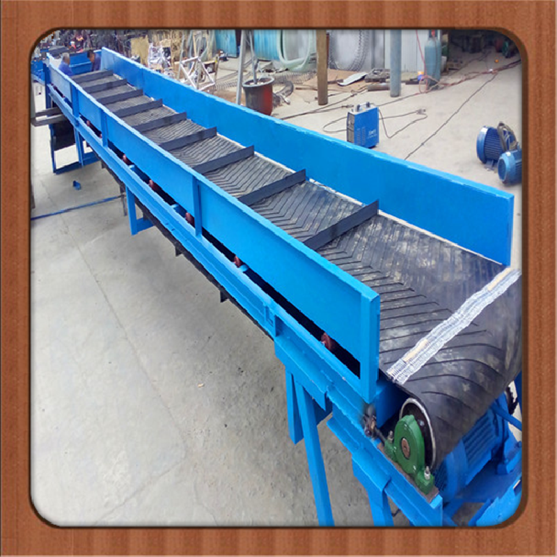 u型槽皮带输送机定制工厂装车用带式输送机倾角皮带输送机图片