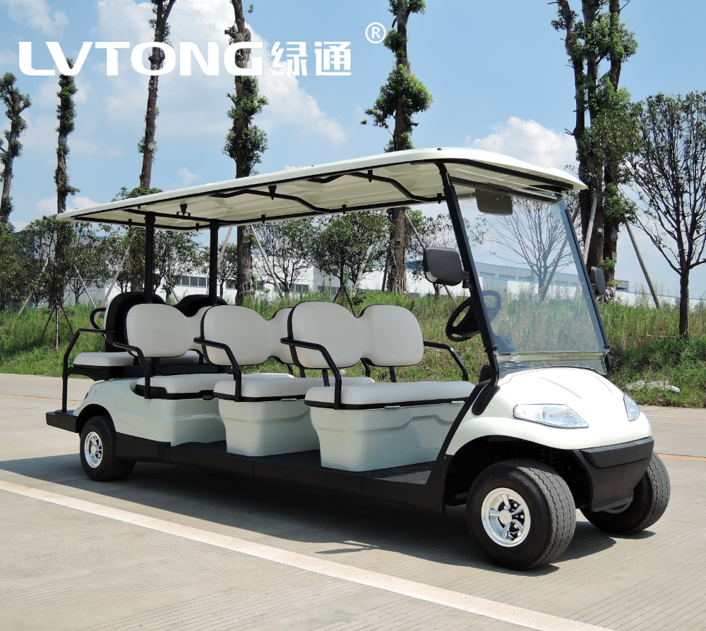 广东绿通lta62762高尔夫观光车花园别墅电动观光车行驶驾乘舒适图片