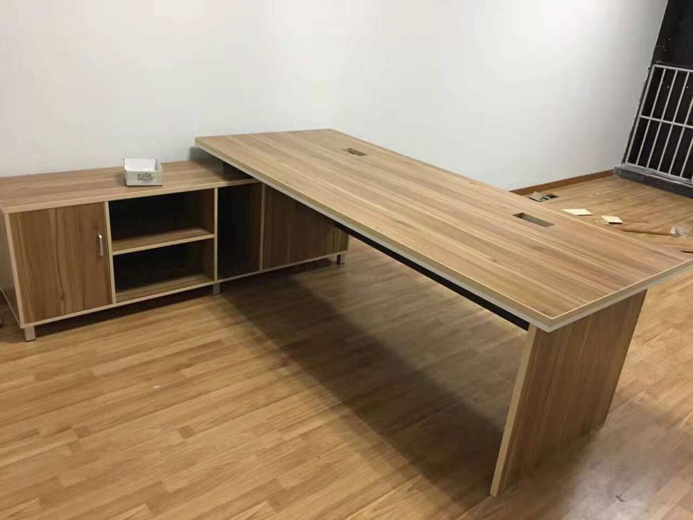 合肥现代钢架经理主管办公桌大气总裁大班台厂家订做