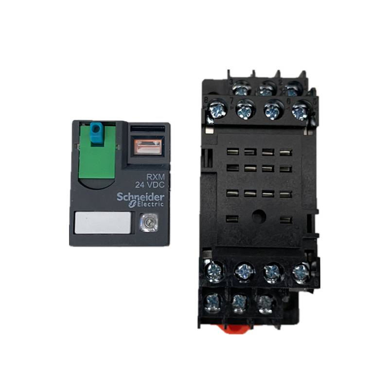 4开4闭14脚小型中间继电器可插拔式rxm4ab2bd电压dc24v