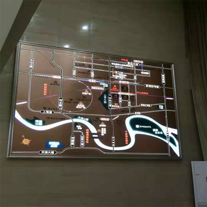 定制中国区域地图沙盘3d立体式壁挂式沙盘卫星图实景沙盘