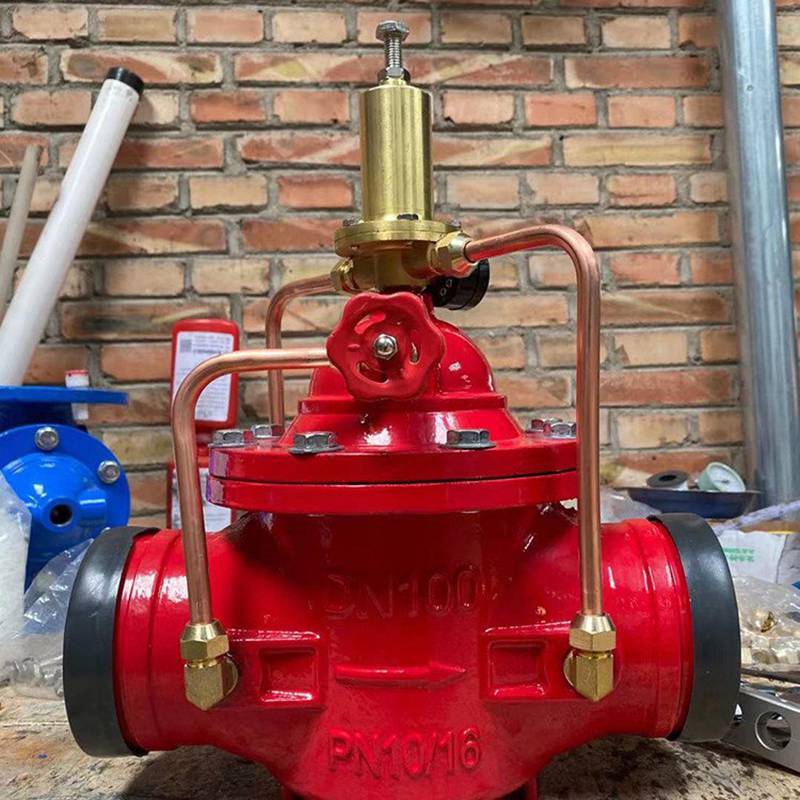 500x沟槽泄压阀 球墨铸铁持压泄压阀 沟槽安全持压泄压阀