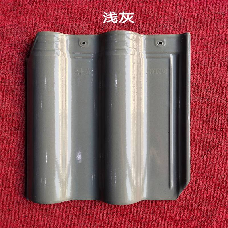 屋面彩瓦民用瓦蓝灰色冠利平角瓦品种全质量稳定