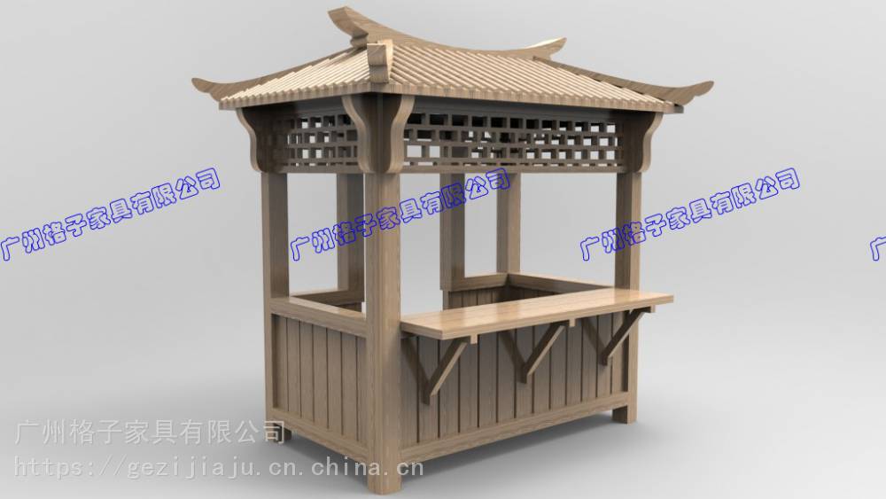 文旅公园小吃餐饮售卖亭商业街移动奶茶摊位小卖部景区纪念品售货车