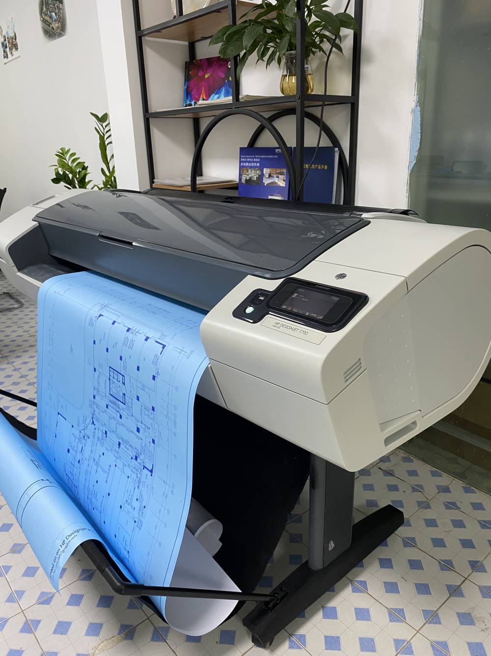 惠普hpt610t770a1a0大幅面高速cad广告海报写真打印机绘图仪