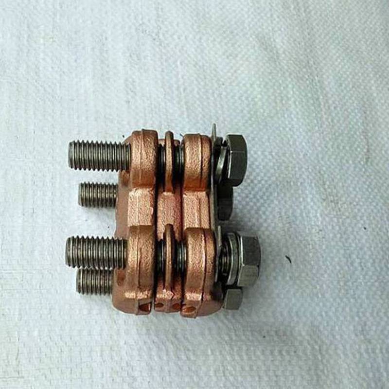 接触网可调式承力双线承力索中心锚结线夹电气化铁路连接金具