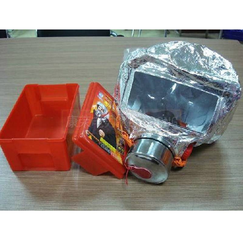 火灾逃生自救呼吸器过滤式消防救援防烟面具家用防火防毒面罩康荣图片