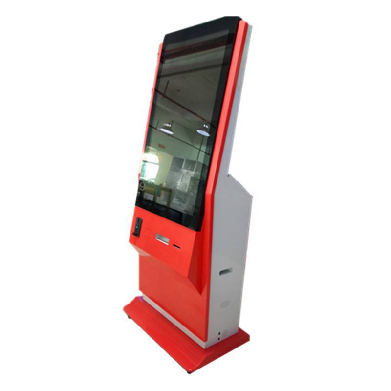 深圳易创43寸商场扫描二维码吸粉自助微信照片打印机立式广告机