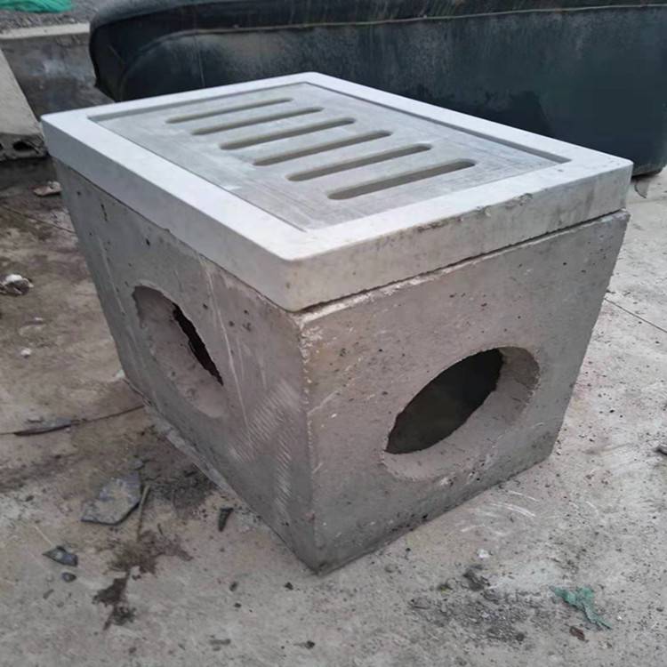 天津检查井厂家 双篦雨水井 混凝土检查井 井筒
