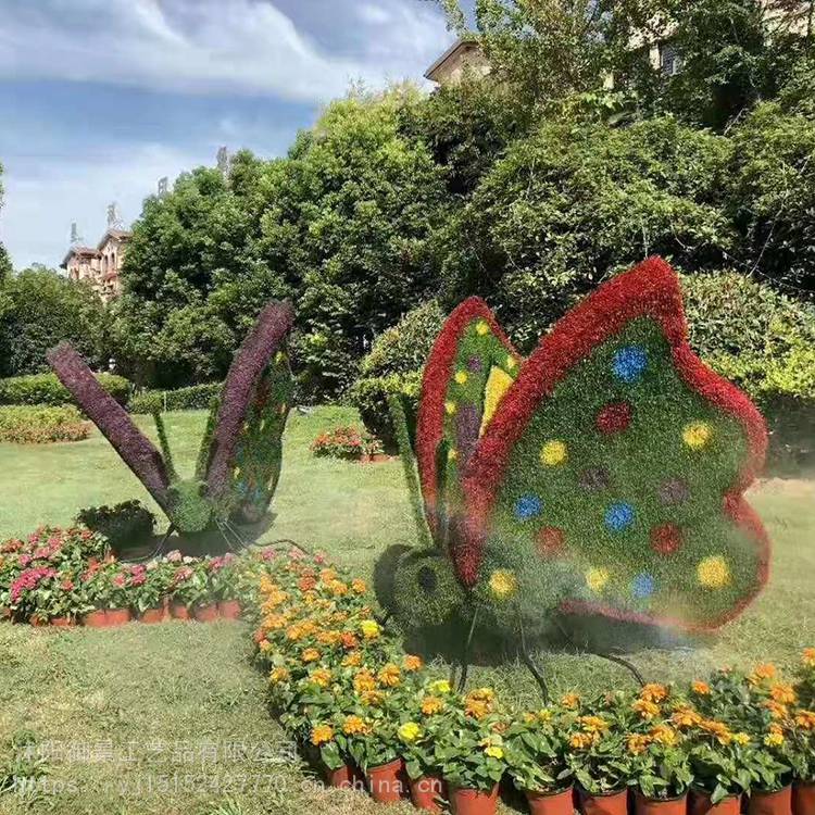 大型園藝景觀公園仿真綠植創意綠雕工藝品五色草綠雕造型擺件