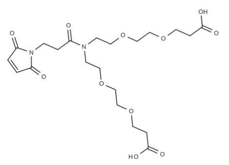 2110449-02-8，N-Mal-N-bis(PEG2-acid)