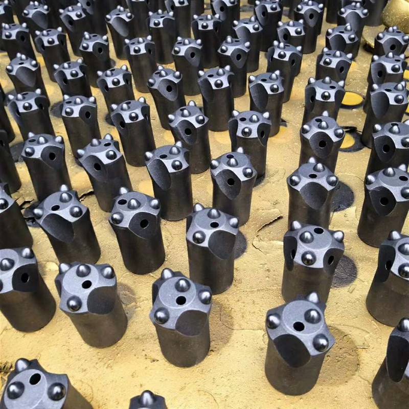 万尊球齿钻头矿用合金柱齿钻头40冷压硬质合金球齿钻头