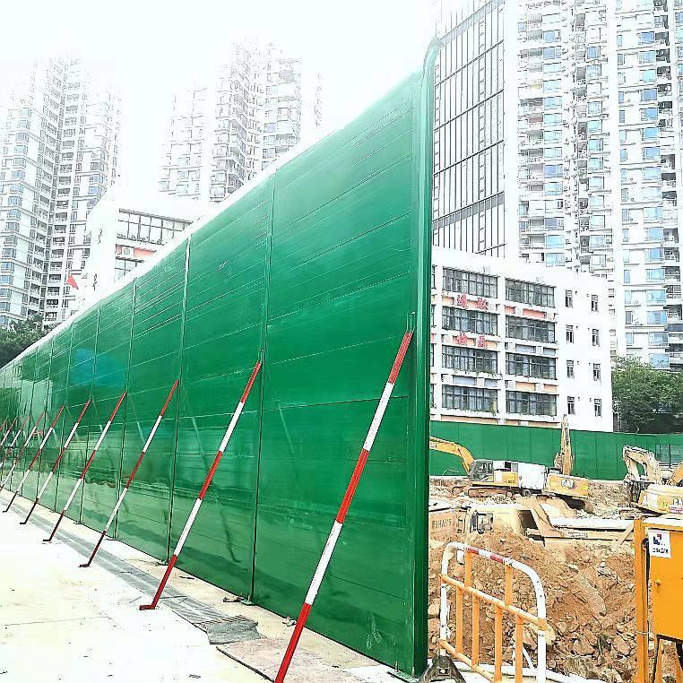 深圳广州款工地围墙公路声屏障隔音墙隔音屏工地隔音围挡隔音板彩钢板