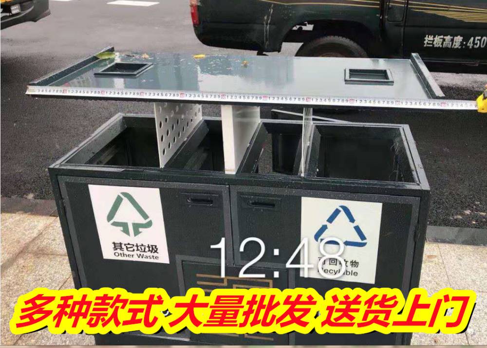 社区垃圾桶大量批到广西北海,室外不锈钢垃圾桶便宜批