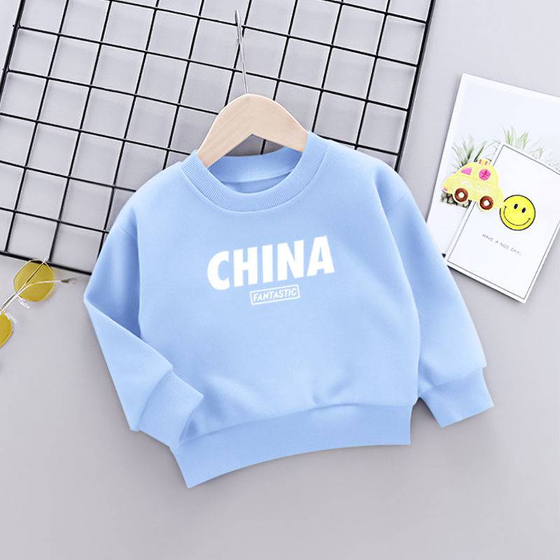 广东汕头服装城童装卫衣女春新款广州童装批发网站便宜潮童长袖衫