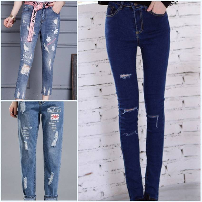 云南大理广州女式牛仔裤***大朗针织工厂沙河大码T恤半袖