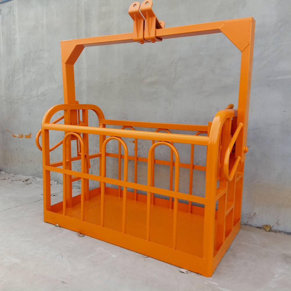 定做12米旋转吊车吊篮外墙施工吊车顶框高空作业吊车吊篮