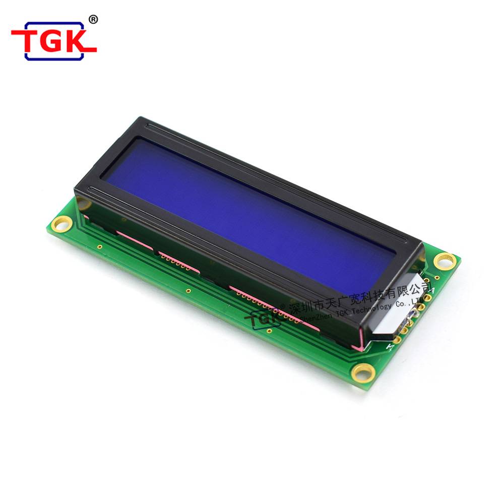 1602液晶屏spiiici2c串并口lcd模块厂家tm1602h3显示屏80x36tgk天广宽