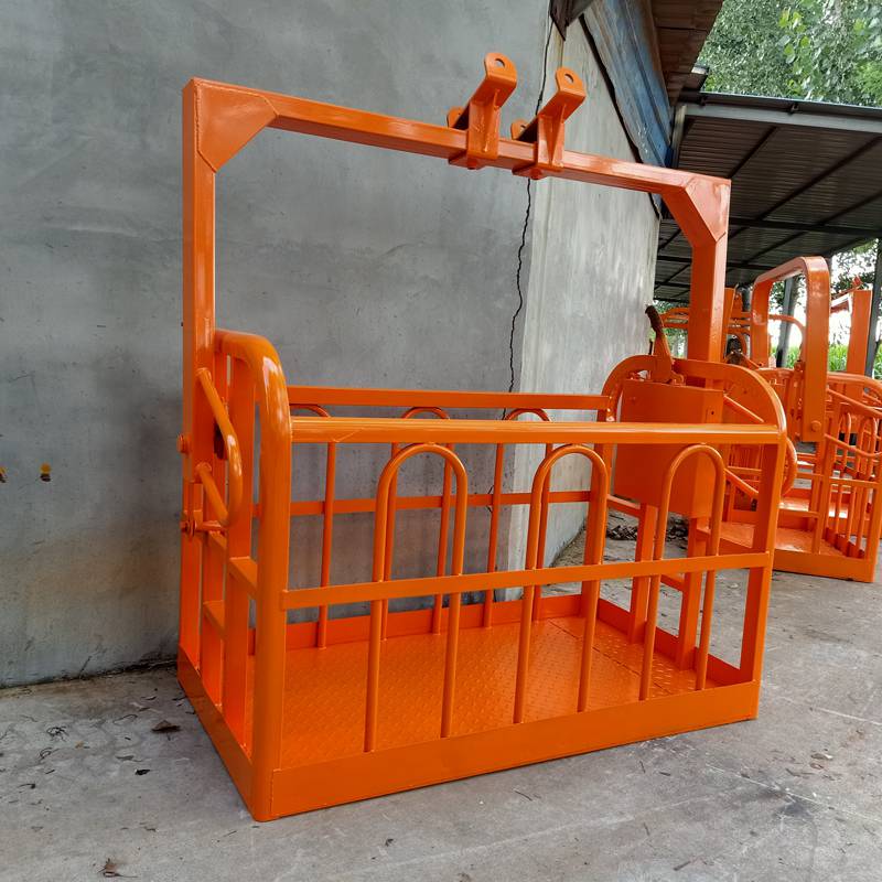 厂家销售15米旋转吊篮外墙施工吊车顶框自动调平吊车吊笼