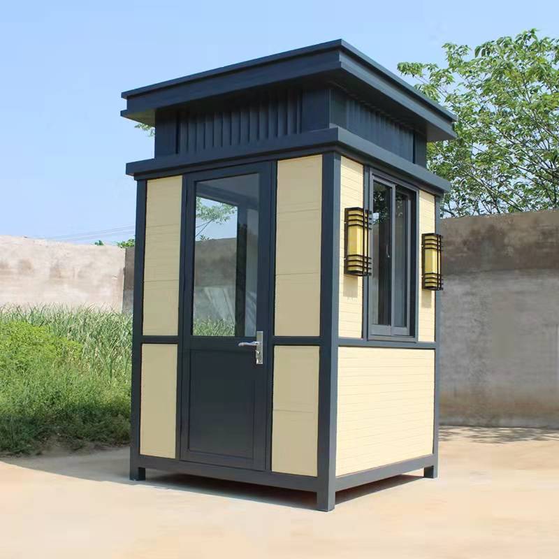 户外移动门卫保安岗亭钢化玻璃隔音保暖值班传达室工厂小区保安室