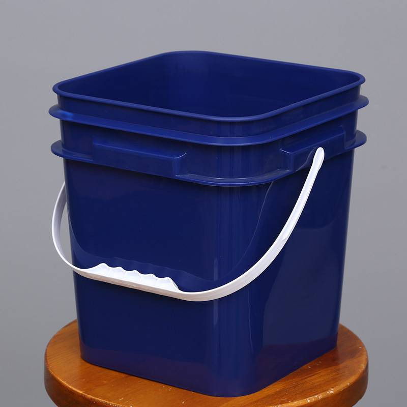 8升方桶塑料包装桶家用水桶加厚有盖狗粮粉剂粉末桶食品塑料方桶图片