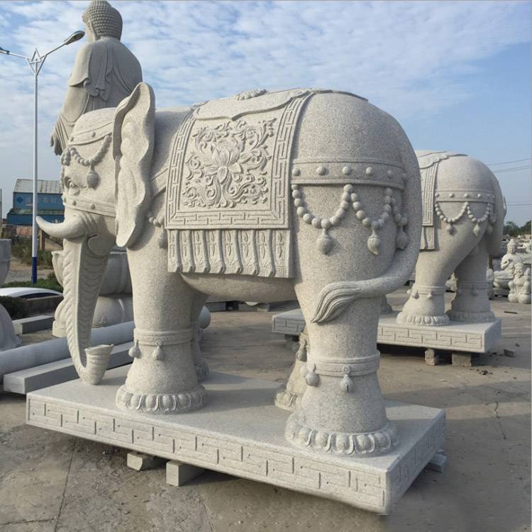 福建花岗岩青石石雕大象招财镇宅石雕神兽动物福建大鹏石材