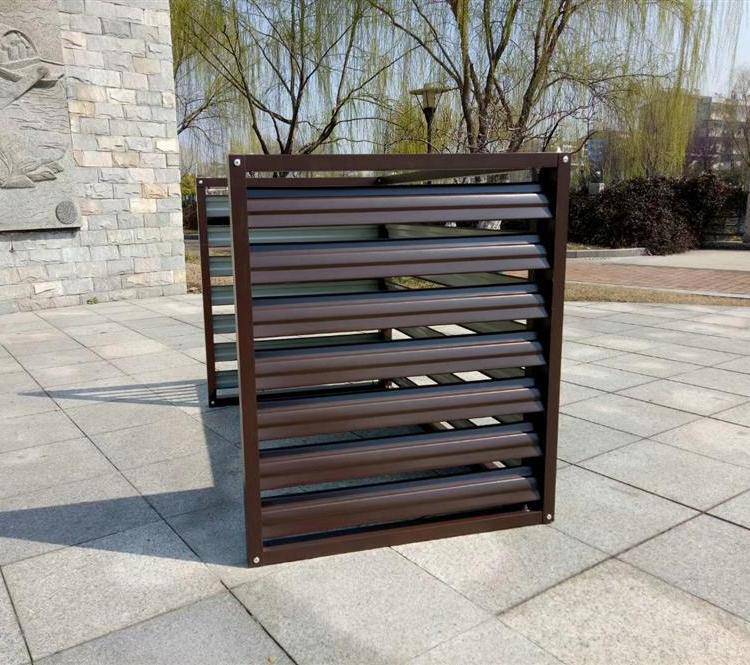 定制外墙铝空调罩铝合金仿古空调罩铝合金室外空调罩