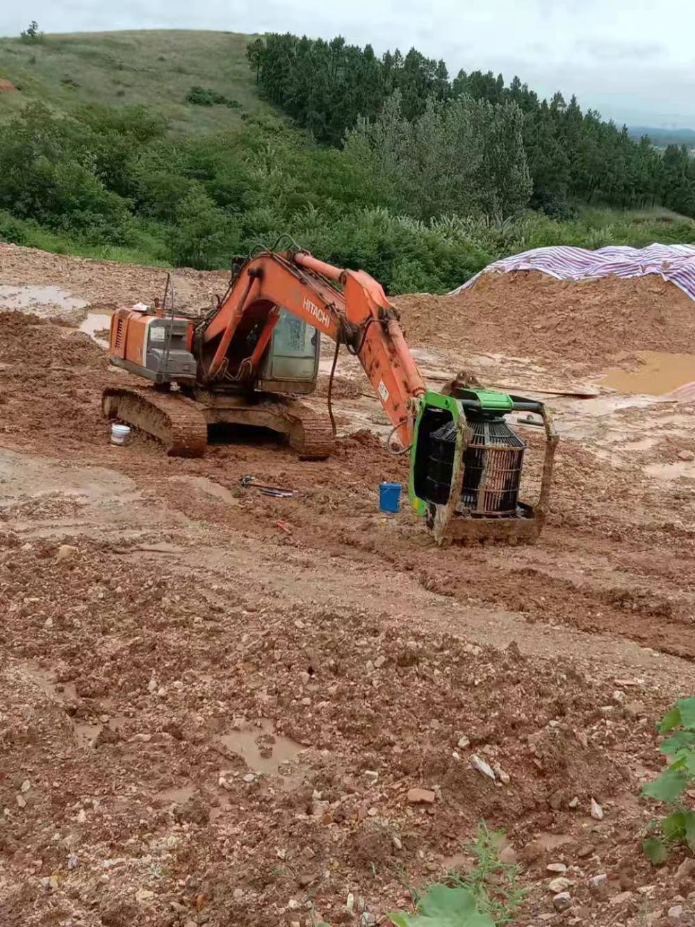 水洗鹅卵石筛分斗 干湿两用滚筒筛 建筑垃圾筛分设备 质优价廉