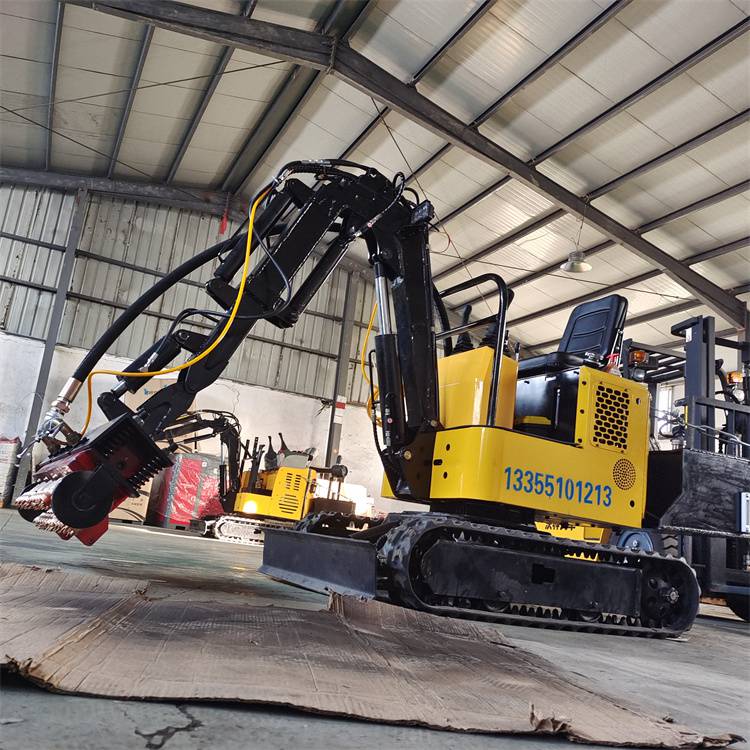 隧道凿毛机自动行走凿毛机二衬矮边墙凿毛机