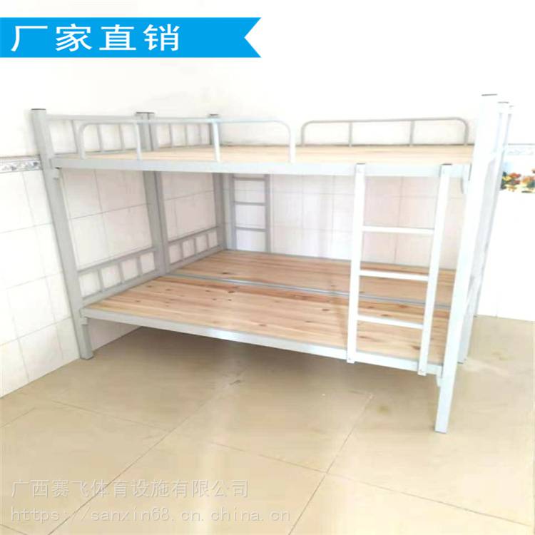 桂林龙胜上下铺铁床参数|公寓床设计厂家批发