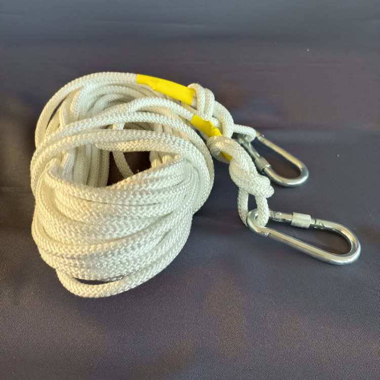 高层救生安全绳户外应急逃生绳钢丝芯火灾救援绳12mm16mm消防绳