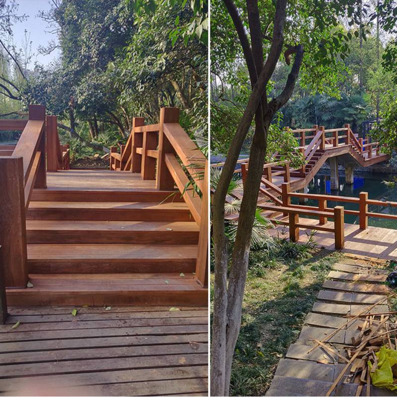可定制防腐室外木栈道东盛环保木栈道景区木栈道