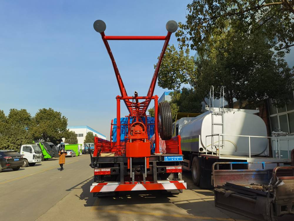 东风d9移动钻井平台钻机车工程地质勘查钻井车