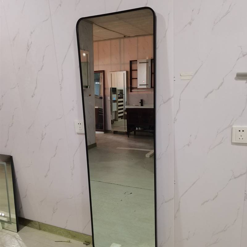 酒店全身镜铝合金边框试衣镜简约壁挂穿衣镜宿舍挂墙试衣镜