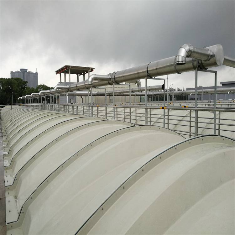 玻璃钢污水池盖板拱形蓄水池加盖废气收集集气罩罩可定制三江环保