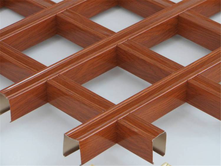 超市商场吊顶铝格栅黑白色方格子格栅三角形格栅天花吊顶