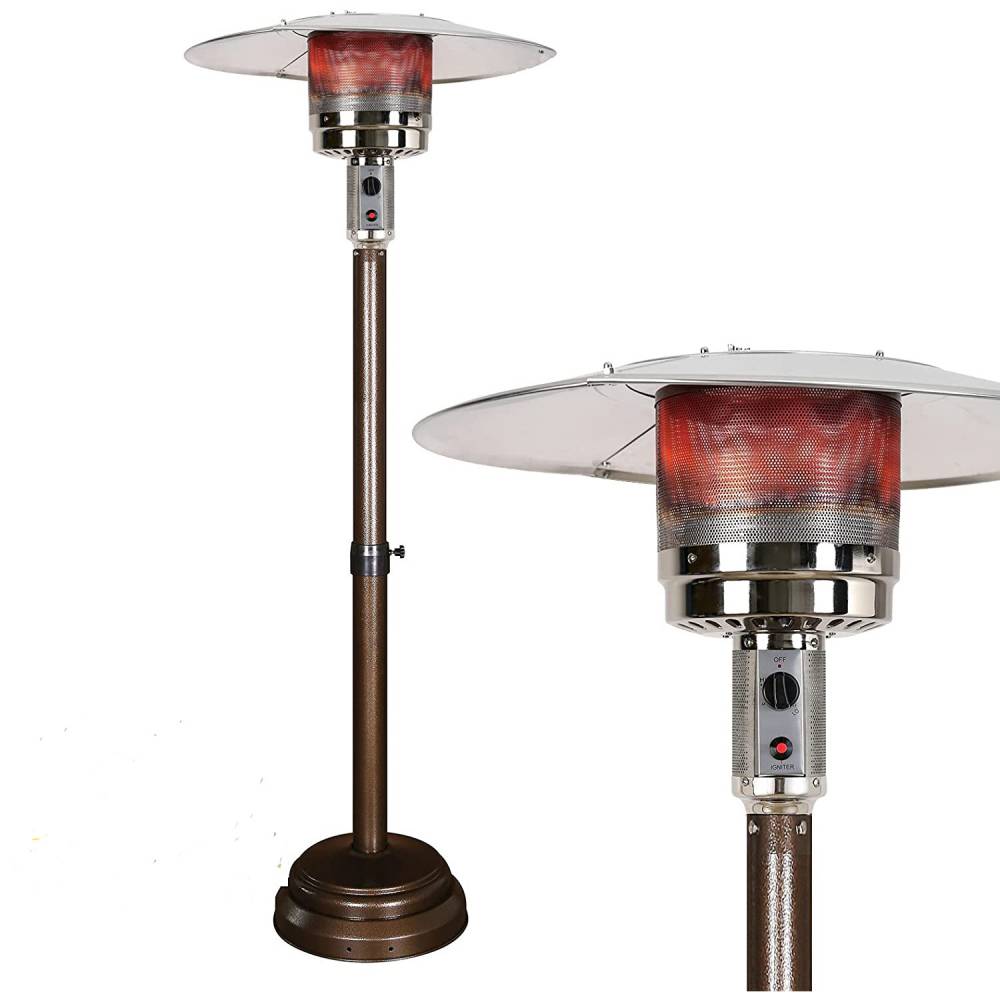 程欢野营训练用立式电暖炉静音速热暖风机伞型户外大面积取暖器