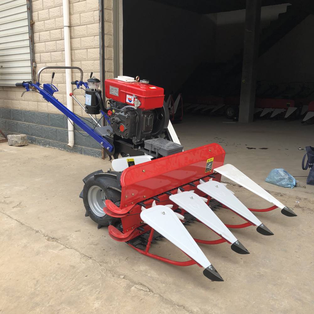 手扶式柴油割草机 1米宽牧草割晒机 辣椒甜叶菊收割机小型