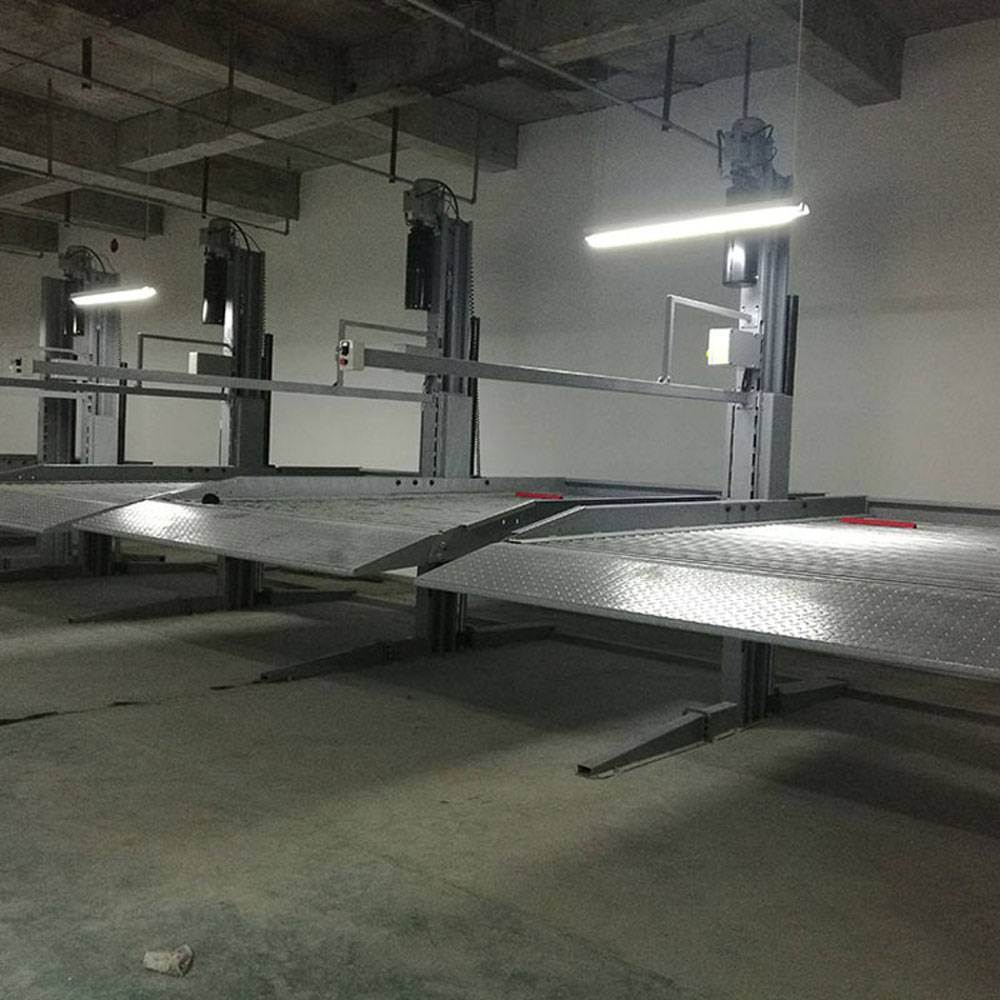 临潭立体车库租赁 地产立体停车设备 升降停车位租用 莱贝双层机械车位租赁出租