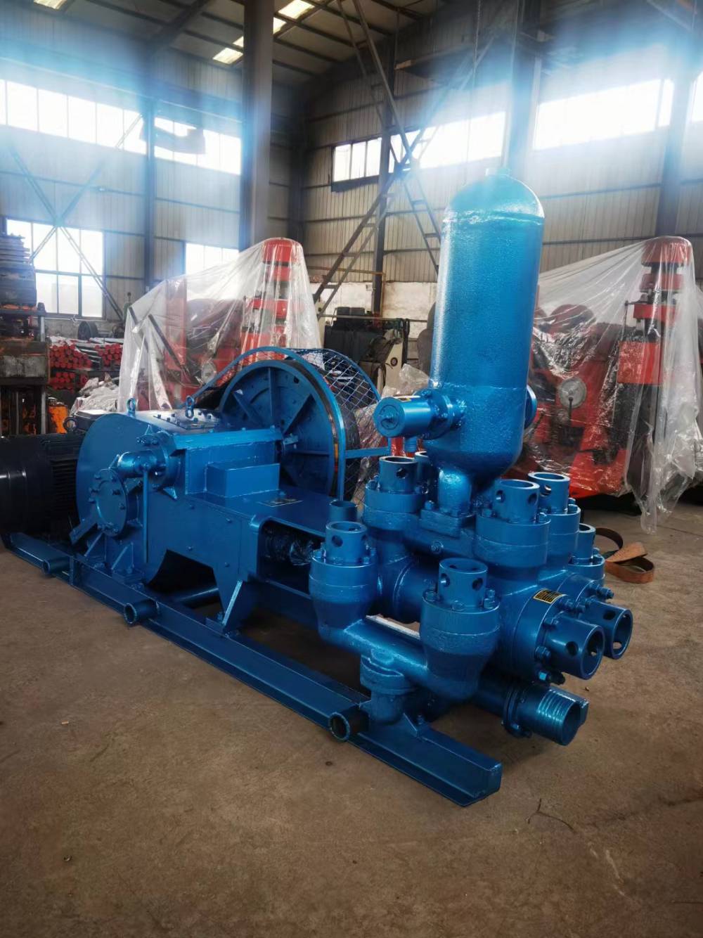 bw85020型双缸往复注浆泵深水井钻机配套泥浆泵