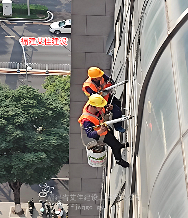 安溪幕墙玻璃打胶防水 酒店外墙防水补漏 外墙瓷砖防水维修