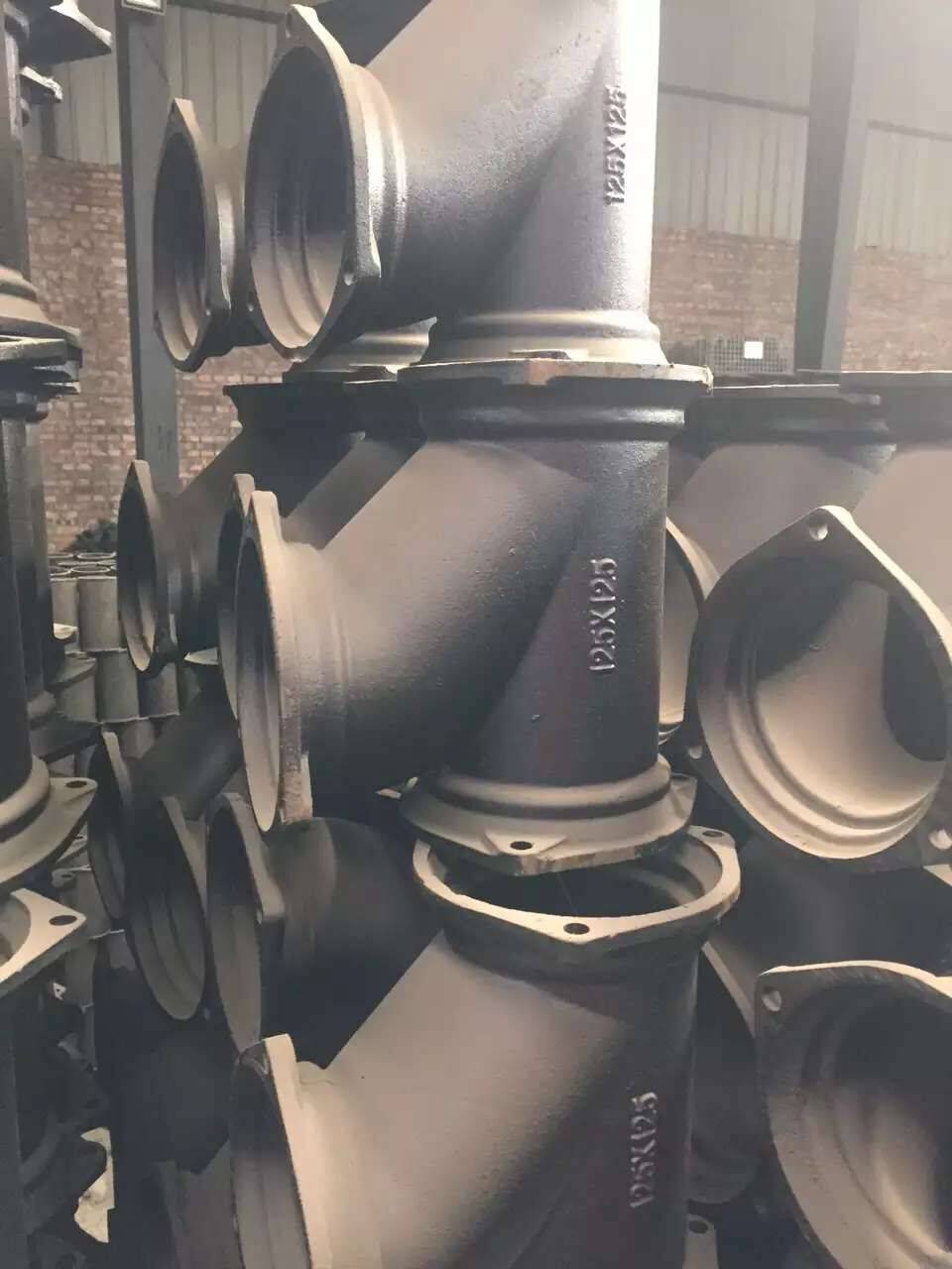 排水系统机制铸铁管b型斜三通铸铁管件