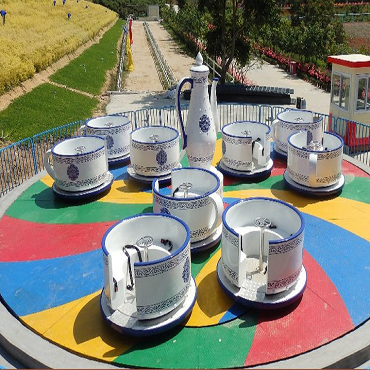 明投游乐场景区公园儿童旋转转转杯游乐设备外观美丽