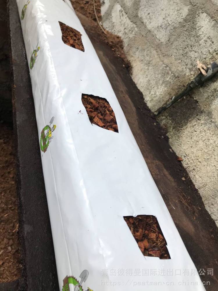 椰糠栽培条椰糠种植袋无土栽培袋印度进口椰糠椰糠条